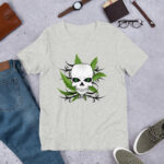 Tribal Skull with Leaf
