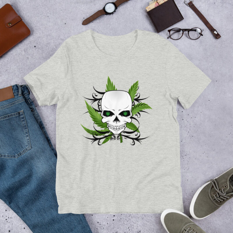 Tribal Skull with Leaf