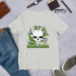 Smoking Skull Leaf Tribal