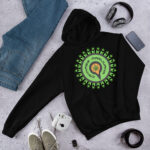Circle Cannabis Marijuana Hoodie