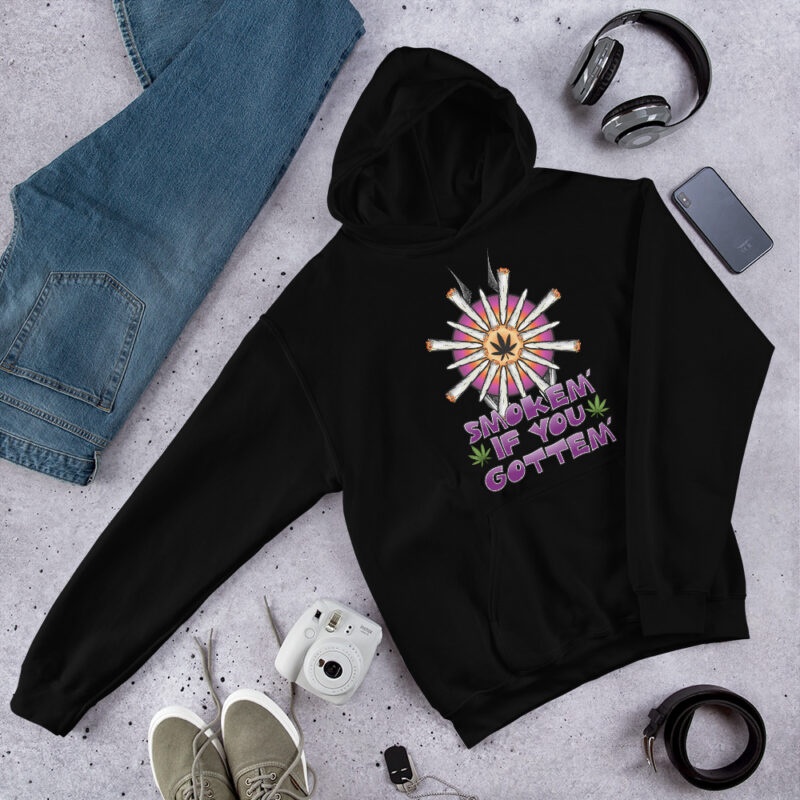 Smokem If You Gottem Joint Circle Hoodie