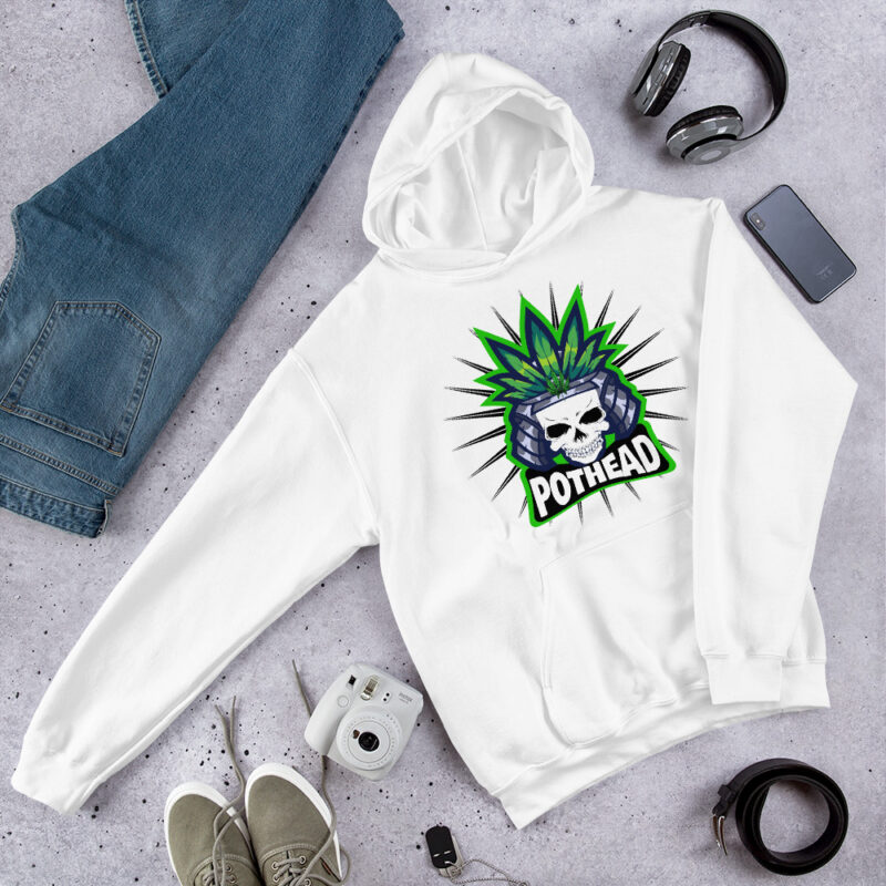 Cannabis Warrior PotHead Hoodie - Image 3