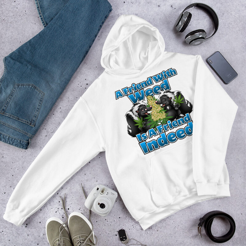 Friend with Weed is a Friend Indeed Hoodie - Image 3
