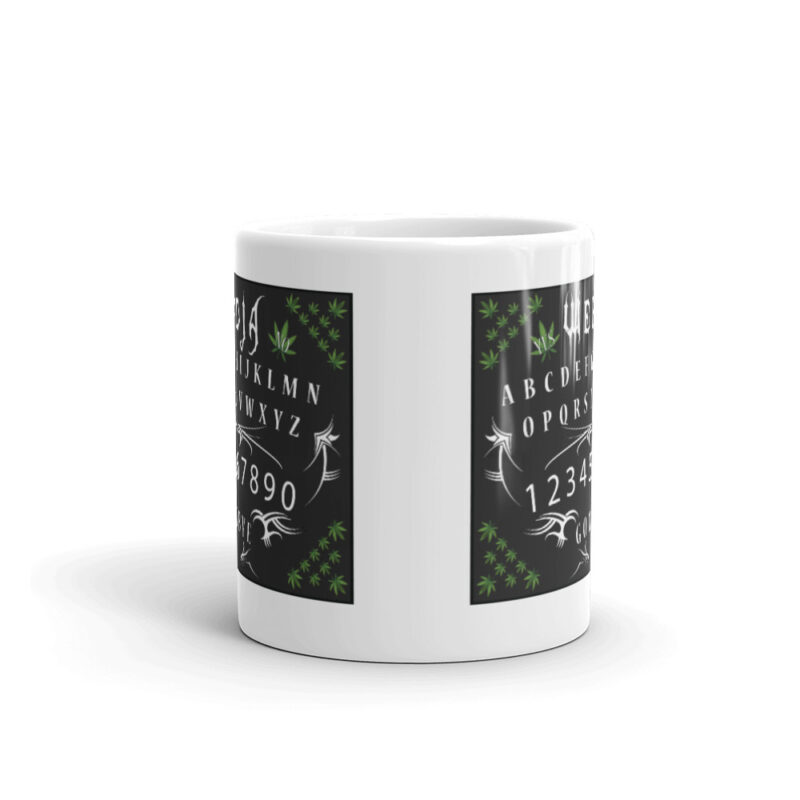 Weedja Board White glossy mug - Image 4