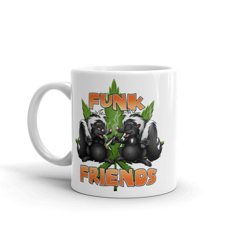 Funk Friends White glossy mug - Image 3