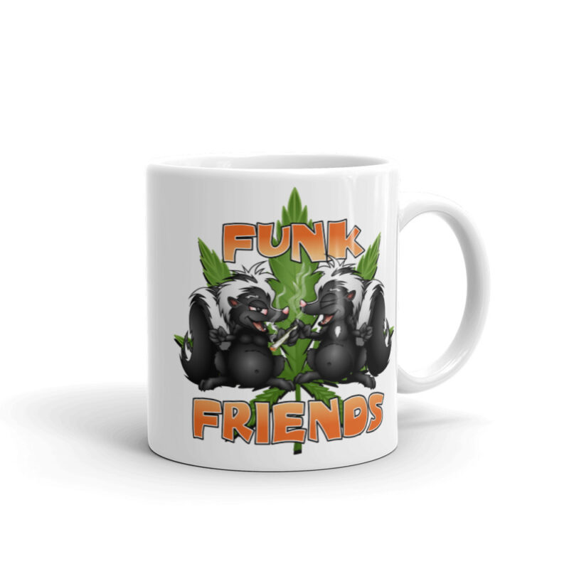 Funk Friends White glossy mug - Image 2