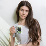 Skunk Weed White glossy mug
