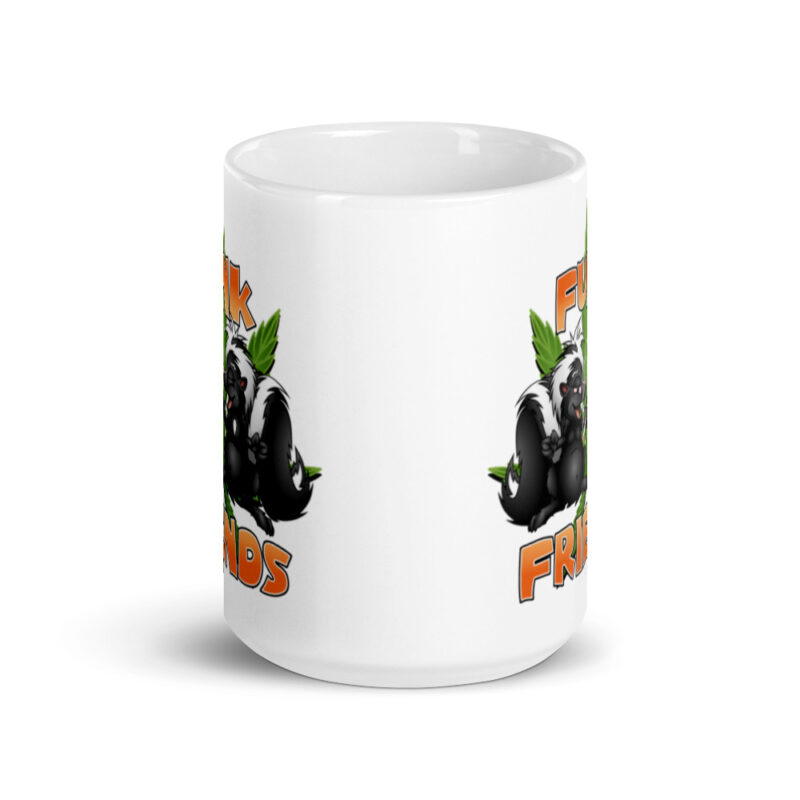 Funk Friends White glossy mug - Image 6