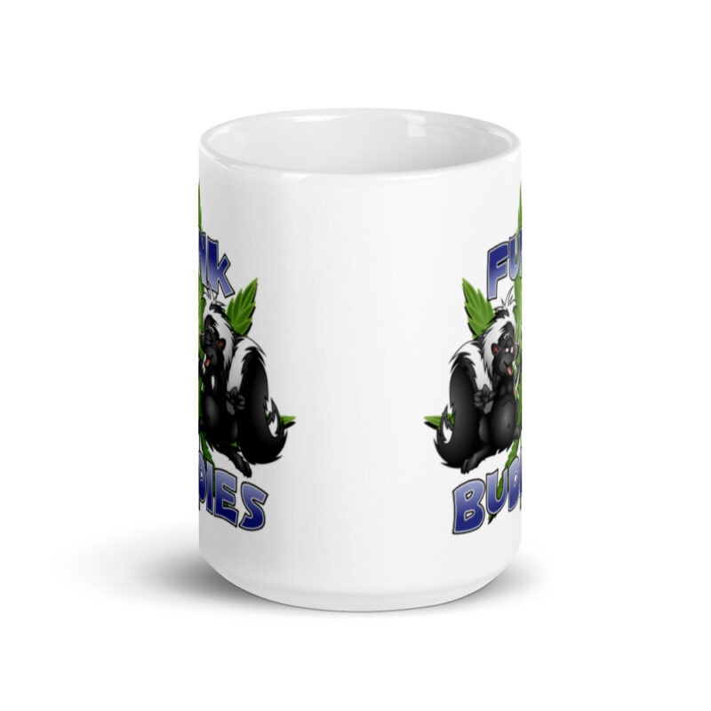 Funk Buddies White glossy mug - Image 6