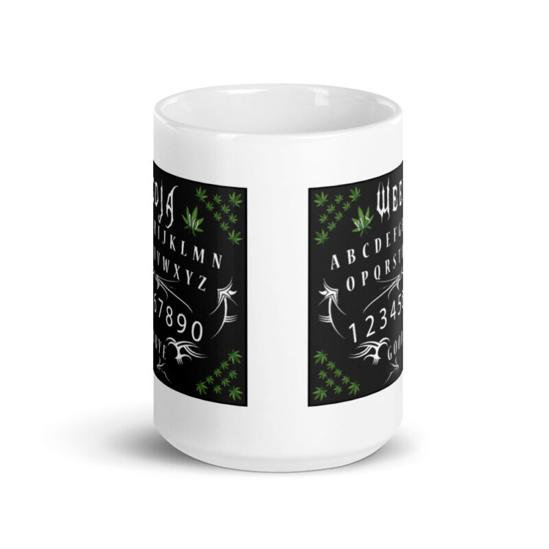 Weedja Board White glossy mug - Image 6