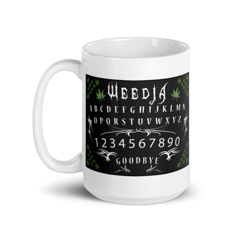 Weedja Board White glossy mug - Image 5