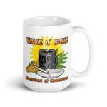 Breakfast Of Champions White glossy mug