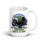Why Drink and Drive When You Can Smoke and Fly High White glossy mug